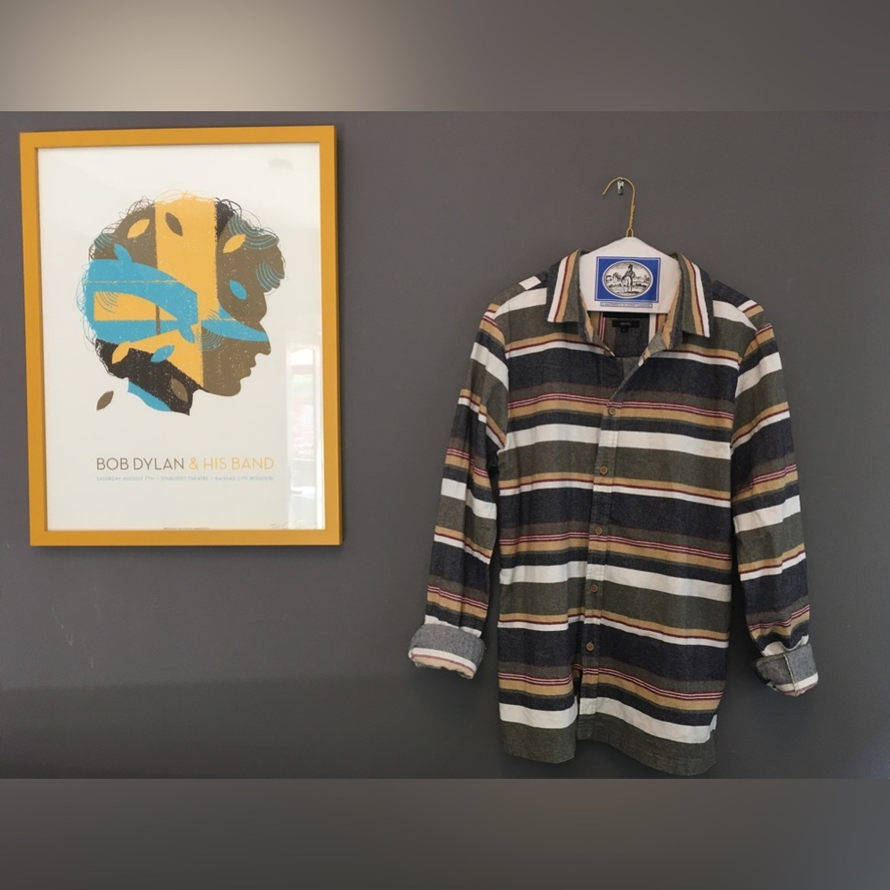 NATIVE YOUTH Striped Flannel - Large (M)
